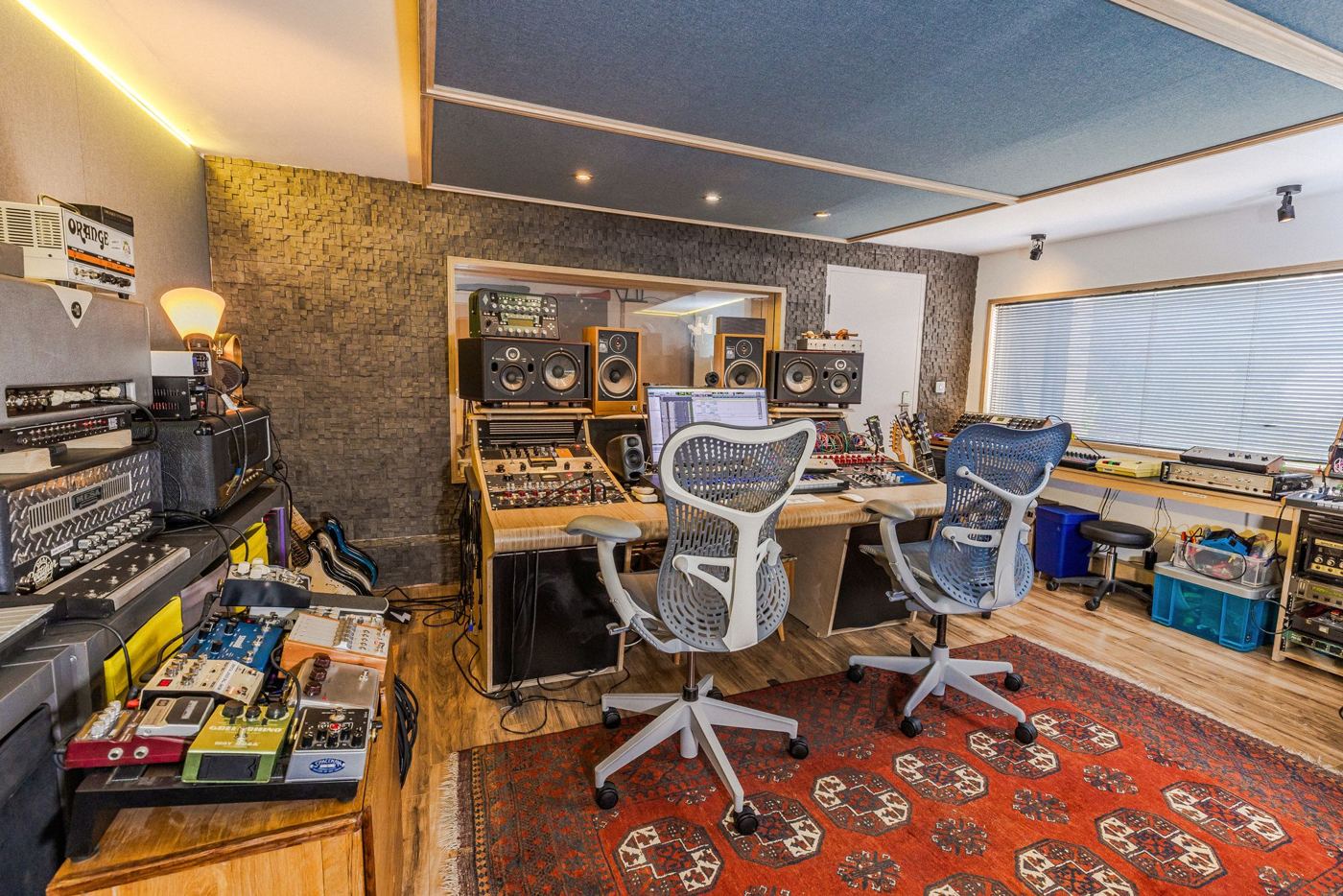 Control room desk and outboard