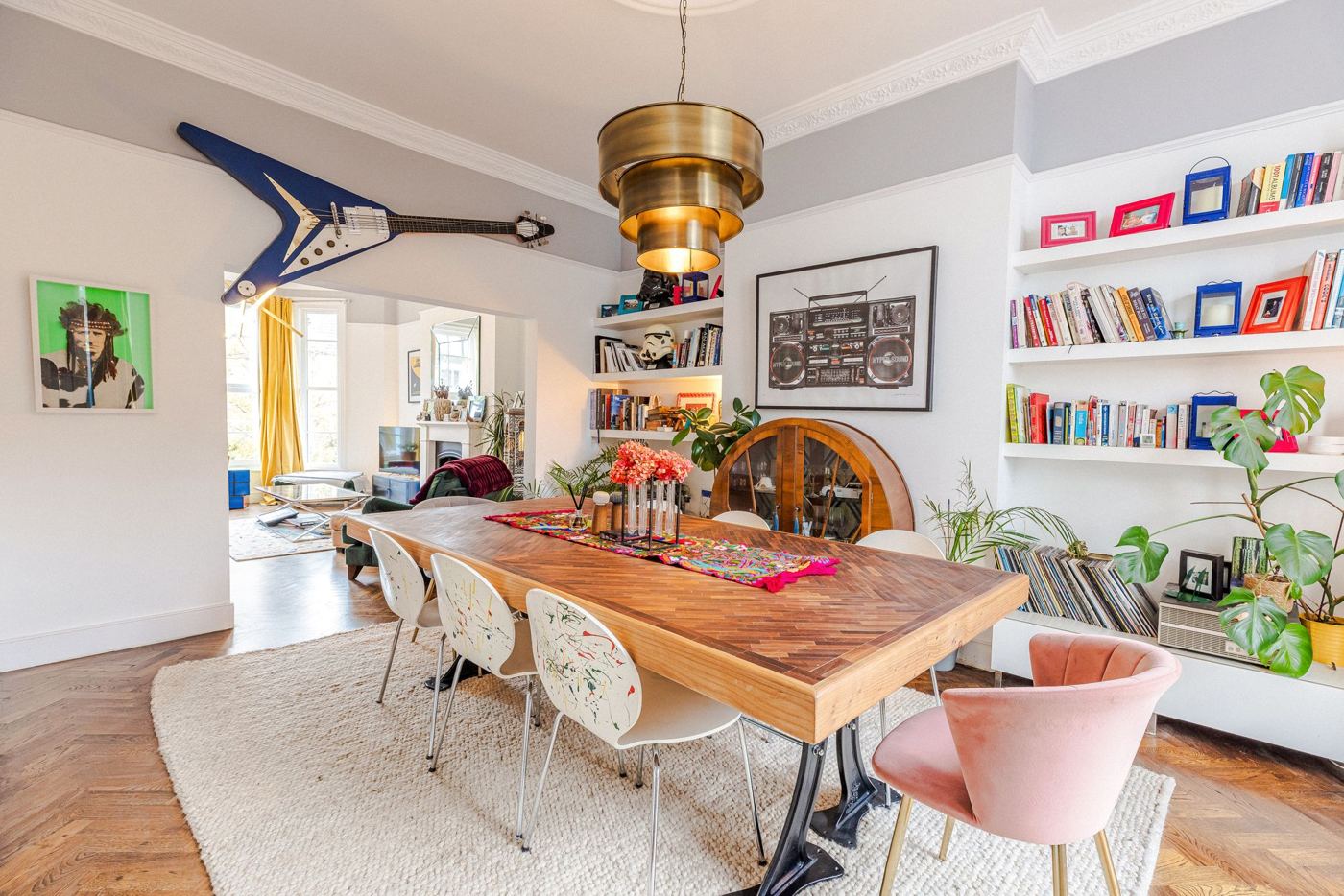 Living and dining room